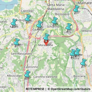 Mappa 21040 Morazzone VA, Italia (2.70667)