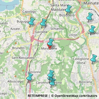 Mappa 21040 Morazzone VA, Italia (2.88909)