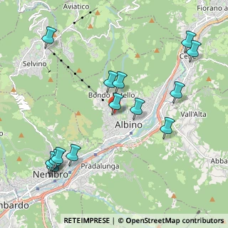 Mappa Via Selvino, 24021 Albino BG, Italia (2.33286)