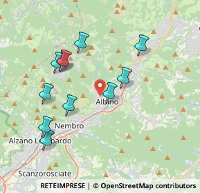 Mappa Via Selvino, 24021 Albino BG, Italia (3.69)