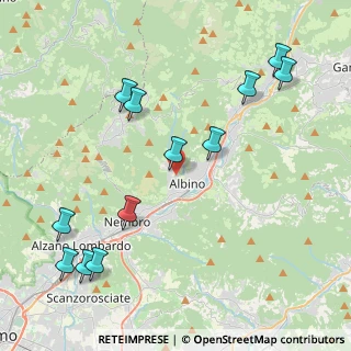 Mappa Via Selvino, 24021 Albino BG, Italia (4.92083)