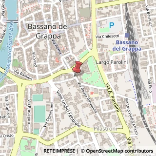 Mappa Via Beata Giovanna,  33, 36061 Bassano del Grappa, Vicenza (Veneto)