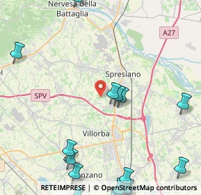 Mappa Via Venturali, 31050 Villorba TV, Italia (6.734)