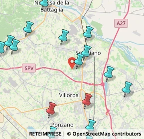 Mappa Via Venturali, 31050 Villorba TV, Italia (6.06579)