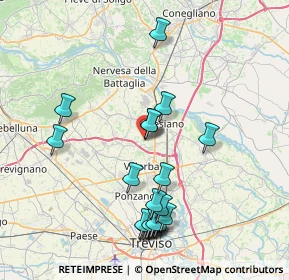 Mappa Via Venturali, 31050 Villorba TV, Italia (8.2045)