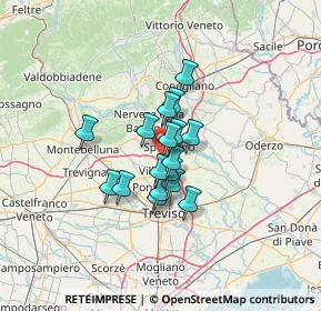 Mappa Via Venturali, 31050 Villorba TV, Italia (8.23176)