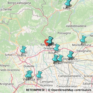 Mappa Via Monte Crocetta, 36061 Bassano del Grappa VI, Italia (17.8325)