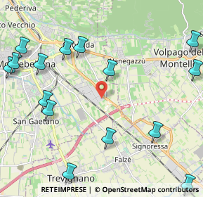 Mappa Via della Madonnina, 31044 Montebelluna TV, Italia (2.84067)