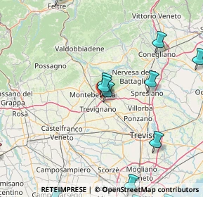 Mappa Via della Madonnina, 31044 Montebelluna TV, Italia (24.55143)