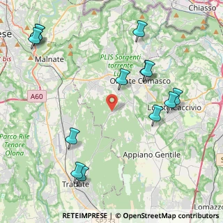 Mappa Via Alessandro Manzoni, 22070 Castelnuovo Bozzente CO, Italia (5.09769)