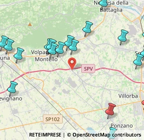 Mappa Via Lavaio Basso, 31040 Volpago del Montello TV, Italia (5.7575)