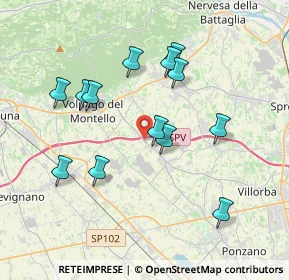 Mappa Via Lavaio Basso, 31040 Volpago del Montello TV, Italia (3.58308)