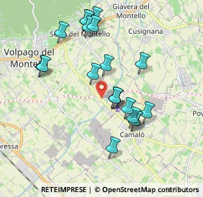 Mappa Via Lavaio Basso, 31040 Volpago del Montello TV, Italia (1.7705)