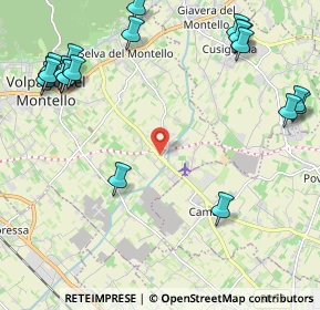 Mappa Via Lavaio Basso, 31040 Volpago del Montello TV, Italia (2.8955)