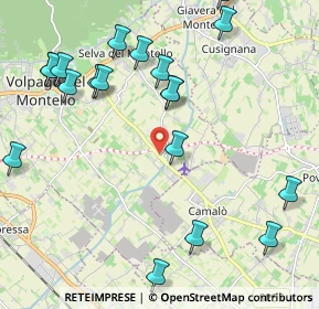 Mappa Via Lavaio Basso, 31040 Volpago del Montello TV, Italia (2.606)