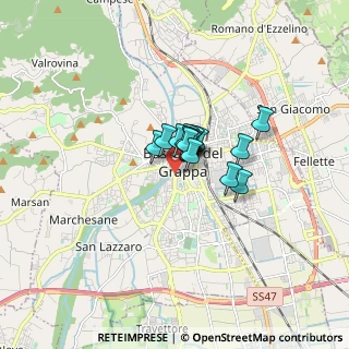 Mappa Piazzale Luigi Cadorna, 36060 Bassano del Grappa VI, Italia (0.73688)