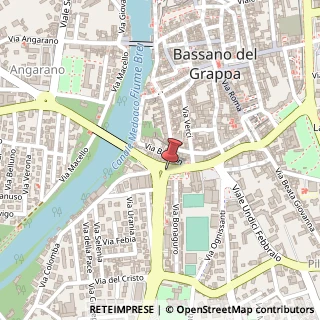 Mappa Piazzale Luigi Cadorna, 34, 36061 Bassano del Grappa, Vicenza (Veneto)