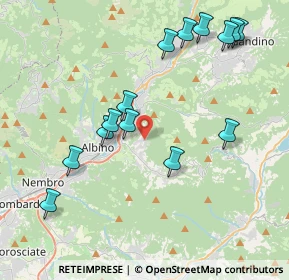 Mappa Via Monte Grappa, 24021 Albino BG, Italia (4.28143)