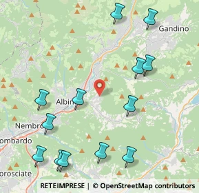 Mappa Via Monte Grappa, 24021 Albino BG, Italia (5.04154)