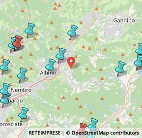 Mappa Via Monte Grappa, 24021 Albino BG, Italia (6.4165)