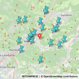 Mappa Via Monte Grappa, 24021 Albino BG, Italia (3.816)