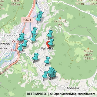 Mappa Via Monte Grappa, 24021 Albino BG, Italia (1.0315)
