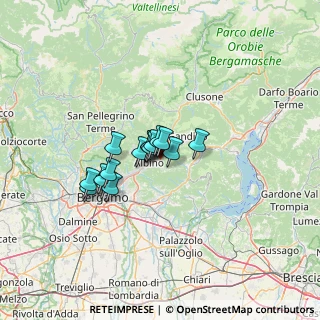 Mappa Via Monte Grappa, 24021 Albino BG, Italia (8.3875)