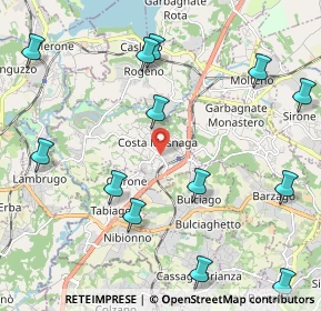Mappa Via Alessandro Volta, 23845 Costa Masnaga LC, Italia (2.61231)