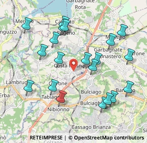 Mappa Via Alessandro Volta, 23845 Costa Masnaga LC, Italia (2.0805)