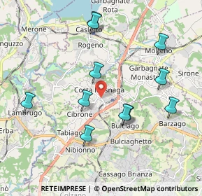 Mappa Via Alessandro Volta, 23845 Costa Masnaga LC, Italia (1.97364)