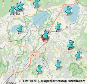 Mappa Via Alessandro Volta, 23845 Costa Masnaga LC, Italia (4.95643)