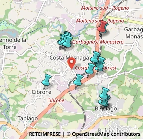 Mappa Via Alessandro Volta, 23845 Costa Masnaga LC, Italia (0.8175)