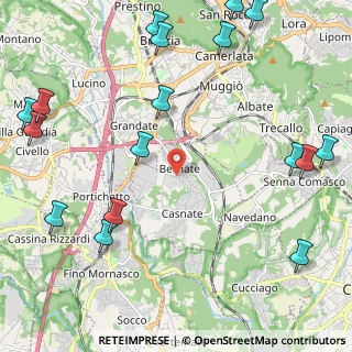 Mappa Via Mascagni, 22070 Casnate Con Bernate CO, Italia (3.04941)