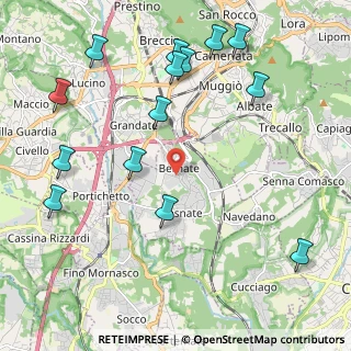 Mappa Via Mascagni, 22070 Casnate Con Bernate CO, Italia (2.55071)