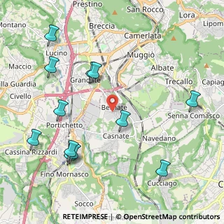 Mappa Via Mascagni, 22070 Casnate Con Bernate CO, Italia (2.44417)