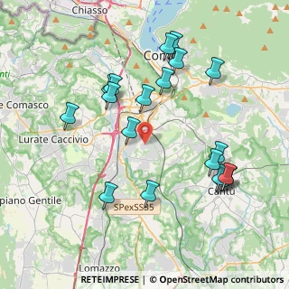 Mappa Via Mascagni, 22070 Casnate Con Bernate CO, Italia (4.11105)