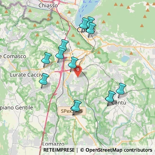 Mappa Via Mascagni, 22070 Casnate Con Bernate CO, Italia (3.99769)