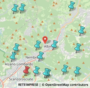 Mappa Via Trieste, 24021 Albino BG, Italia (5.57125)