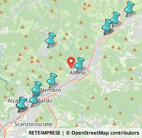 Mappa Via Trieste, 24021 Albino BG, Italia (5.26364)