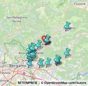 Mappa Via Trieste, 24021 Albino BG, Italia (6.4285)