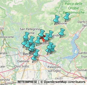 Mappa Via Trieste, 24021 Albino BG, Italia (10.482)
