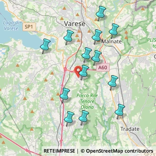 Mappa Via Mazzucchelli, 21040 Morazzone VA, Italia (4.08385)