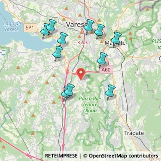 Mappa Via Mazzucchelli, 21040 Morazzone VA, Italia (4.06545)