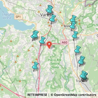 Mappa Via Mazzucchelli, 21040 Morazzone VA, Italia (5.30688)