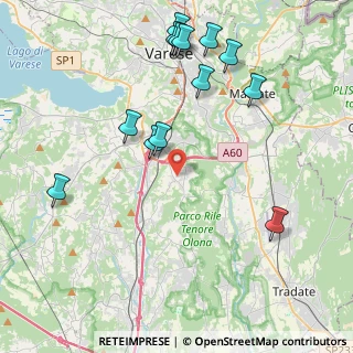 Mappa Via Mazzucchelli, 21040 Morazzone VA, Italia (4.68615)