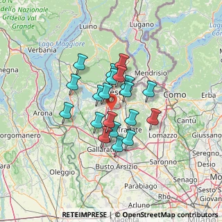 Mappa Via Mazzucchelli, 21040 Morazzone VA, Italia (9.6385)