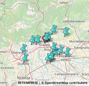 Mappa Vicolo Teatro Vecchio, 36061 Bassano del Grappa VI, Italia (10.67625)