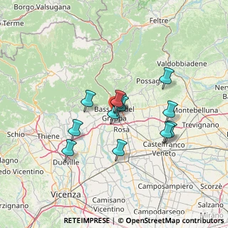 Mappa Vicolo Teatro Vecchio, 36061 Bassano del Grappa VI, Italia (10.99583)