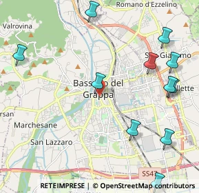 Mappa Vicolo Teatro Vecchio, 36061 Bassano del Grappa VI, Italia (2.66545)