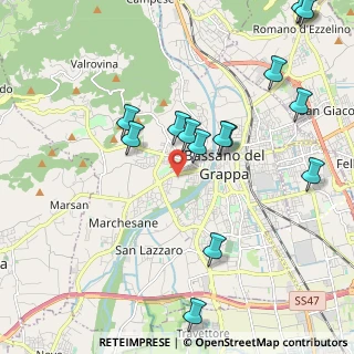 Mappa Via Schio, 36061 Bassano del Grappa VI, Italia (2.42733)